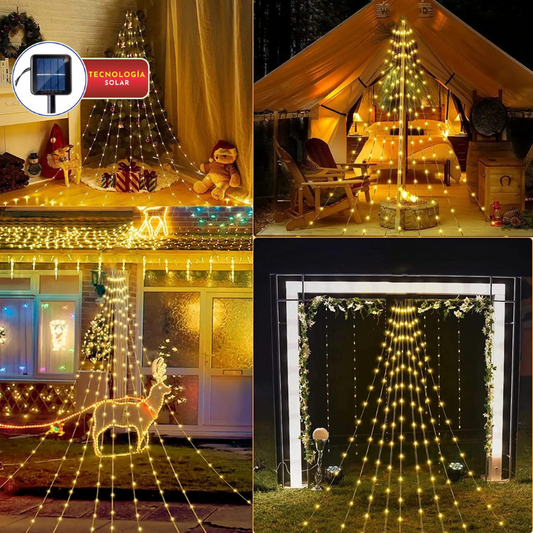 Arbol Cascada Solar 2.5 metros